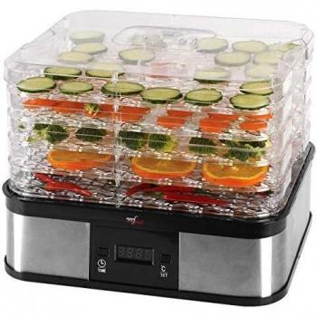 Essiccatore Alimentare Digitale Melchioni Babele Plus 250W con 5 Ripiani Regolables y Termostato 40-70°C