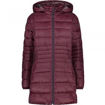 CMP Women's Pink Parka with Snaps and Hood - Size 40