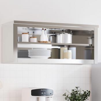 Stainless Steel Kitchen Wall Cabinet with Shelf