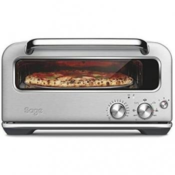 Horno de sobremesa Sage Pizzaiolo SPZ820BSS4EEU1, fabricante de pizza y hornos, 1 pizza, 2250 W, acero inoxidable