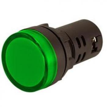 Piloto LED 12VAC/DC Alto Brillo VERDE