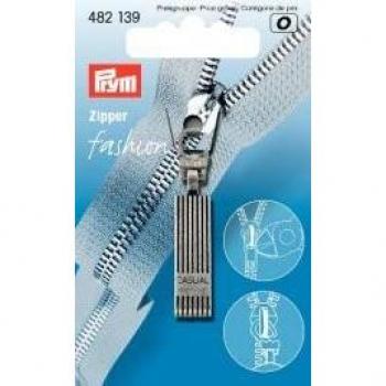Prym Zipper, Silver, Casual, Altsilber, 1 Stück