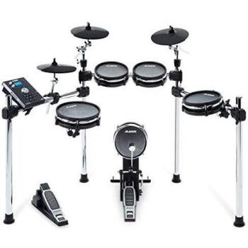Alesis Drums Command Mesh Kit - Eight Piece Mesh Electric Drum Set with 600+ Electronic / Acoustic Drum Kit Sounds and Drum Lessons From Melodics
