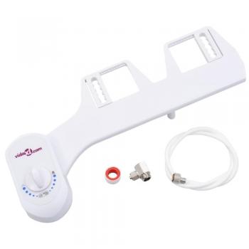vidaXL Bidet Toilet Seat Attachment Single Nozzle