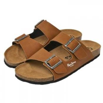 Sandalias Bio Pepe Jeans Double Kepler Marrón para Hombre, Talla 43, Casual, Plano (1 a 3 cm)