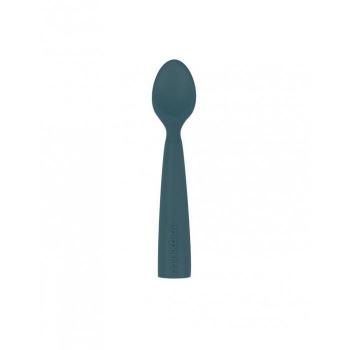 Minikoioi Deep Blue Silicone Learning Spoon