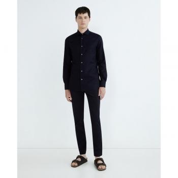 Armani Exchange Regular Fit Blue Chino Trousers for Men