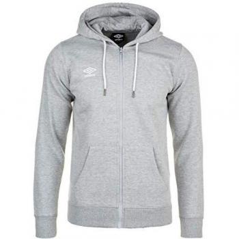 UMBRO Large Logo - Chaqueta con capucha para hombre, gris, small