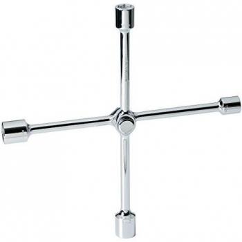 Sumex 2707Crv - Llave Cruz Plegable 17 - 19 - 21 - 23 mm, Cromo - Vanadio