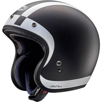 ARAI Freeway Classic Halo Negro Abierto Casco De Motocicleta Tamano L