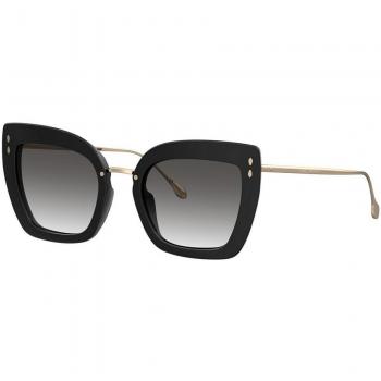 Isabel Marant Black Gold/Grey Shaded Sunglasses, Multicolor female, Size: 53 MM