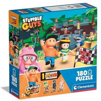 Puzzle Stumble Guys 180 Piezas - Personajes de Videojuego para Niños a Partir de 7 Años, Made in Italy