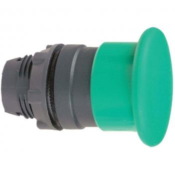 Green Mushroom Push Button Switch IP65/66 40mm - Schneider ZB5AC3