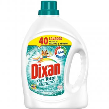 Dixan Detergente para ropa en gel, 40 lavados, Frescor+