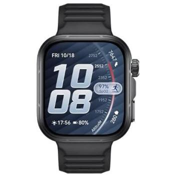 Huawei Reloj Inteligente Watch Fit 5 Pro Negro, Pantalla AMOLED de 1.92, Cristal de Zafiro, GPS, ECG, Bluetooth 6.0, Correa de Fluoroelastómero, Compatible