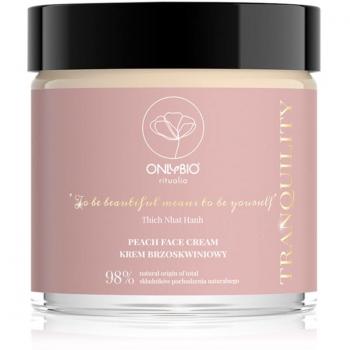 Crema Facial Regeneradora ONLYBIO Ritualia TRANQUILITY con Melocotón - Hidratante con Pigmento Iluminador y Propiedades Antienvejecimiento - Vegana y de Origen Vegetal - 50 ml