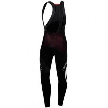 Castelli - Sorpasso Wind Bibtight, color blanco,negro, talla XL