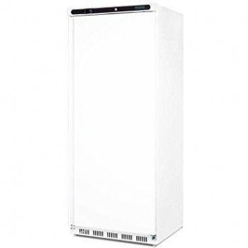 Congelador Vertical Polar 600L Blanco con Ruedas, -25°C a -10°C, 6 Estantes, Capacidad Útil 469L