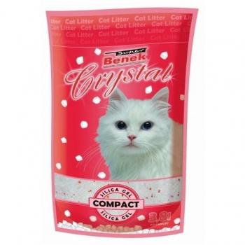 Arena para Gatos Super Benek Crystal Compact 3,8 L