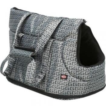 Bolso Riva de Nylon en color Negro con medidas 26 x 30 x 45 cm