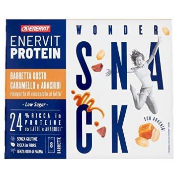 Enervit Protein Snack Bar Sabor Caramelo y Cacahuetes
