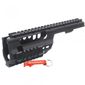 ABS Pl?stico MP5K / PDW, MOD5K Riel para Airsoft Marui, JG, Classic Army, Galaxy AEG - AirsoftGoGo Llavero Incluido