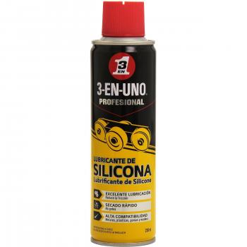 3 en Uno Profesional - Lubricante de Silicona en Spray, 250 ml