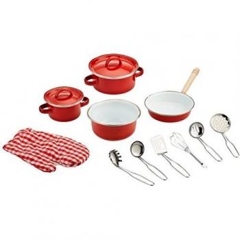 small foot company Batería de Cocina Roja 13 Piezas