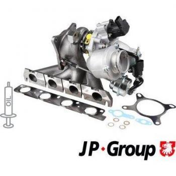 JP GROUP Cargador y Turbocompresor 1117408100 - Sistema de carga, turbocompresor, compatible con vehículos específicos, alta eficiencia en el rendimiento del motor, fácil instalación