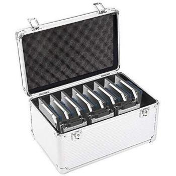 GLOTRENDS Hard Drive Case for Storage and Protection and Carrying 3.5 inch and 2.5 inch Internal Hard Drive
