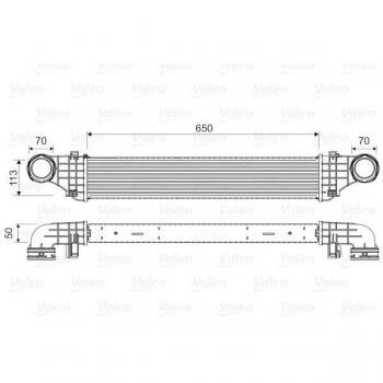 Intercooler VALEO 818337 para enfriamiento de aire de carga