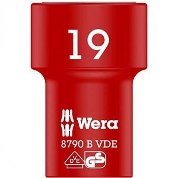 Llave de vaso aislada con arrastre de 3/8 Wera 8790 B VDE 19,0