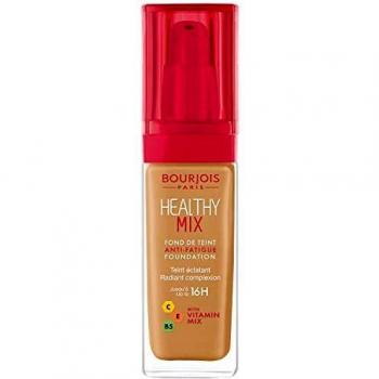 Bourjois Healthy Mix Anti-Fatigue Medium Coverage Liquid Foundation 57.5 Golden Toffee, 3ml