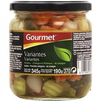 Gourmet - Variantes de verduras - Ácidos - 190 g