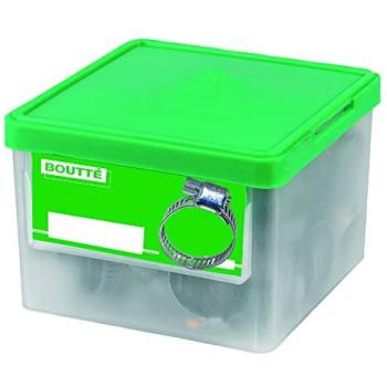 Caja de 25 Abrazaderas de Acero Calado, Ancho 13mm, Diámetro 25/45mm, Manguera Ø30mm