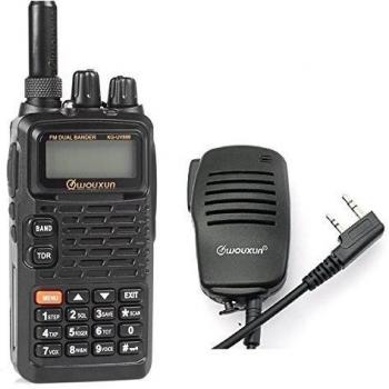 Wouxun uv899 2 m/70 cm, VHF/UHF Banda Dual - Aparato de radio PMR mano + Micrófono IP55