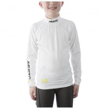 Musto 2018 Youth Championship LS Rash Vest White SKTS006 Junior Sizes - Junior Medium