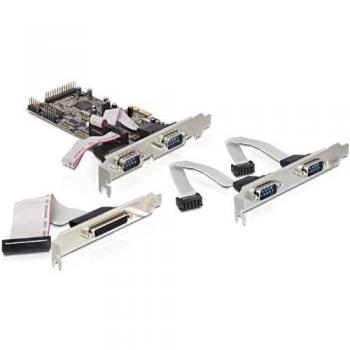 DeLOCK PCI Express card 4 x serial, 1x parallel tarjeta y adaptador de interfaz - Accesorio