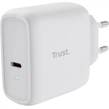 Cargador de Pared Trust Maxo 65W Universal Blanco con Corriente Alterna