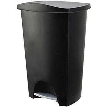 Cubo de Basura 42L Gris con Apertura Sin Manos y Gran Capacidad