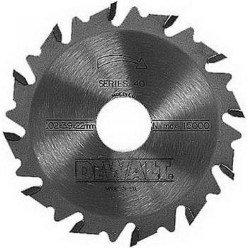 Hoja de sierra para ensambladora di&aacute;metro exterior 105mm Dewalt DT1307QZ