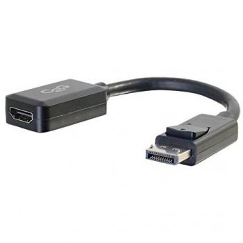 C2G/Cables to Go 54322 8in C2G/Cables to Go DisplayPort M to HDMI F BLK