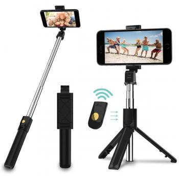 Palo selfie con control remoto Bluetooth