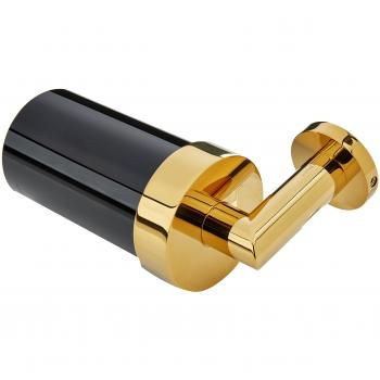 Pomdor - Portacepillos pure pvd oro 24 - negro heritage