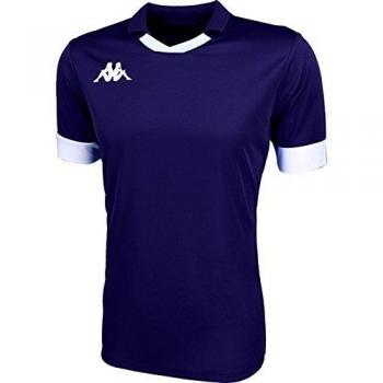 Kappa Tranio Camiseta de Equipación, Hombre, Azul Marino/Blanco