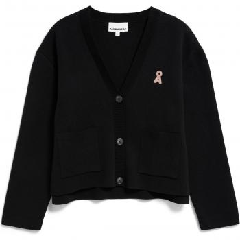 ARMEDANGELS Women's Cardigan Fiona Milano Black Size S