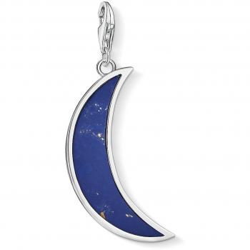 Thomas Sabo Dark Blue Moon Heart Charm