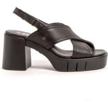 Sandalias de piel Eivissa negro 1990 para mujer - Altura tacón 8