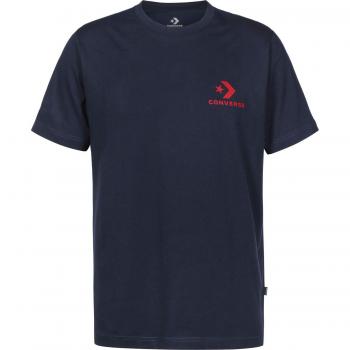 Converse Left Chest Star Chevron tee Obsidian - Camiseta, Hombre, Azul