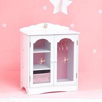 Armario de madera para muñecas Teamson Kids Olivias World TD-0210A 457 cm Juguete para Niños Blanco